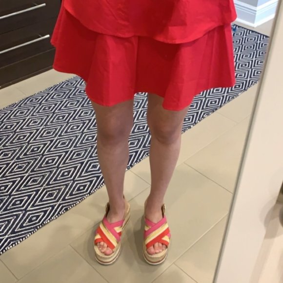 NWT Lovers + Friends Gwen Mini Skirt in Red - Picture 9 of 10